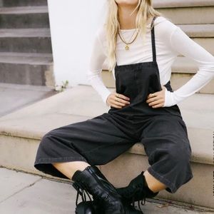 Zara Cropped Pocket Jumpsuit in WHITE/CREAM